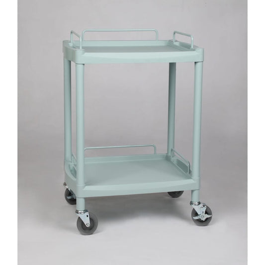 プラスチックワゴン2段　引出し無し　655×455×825mm　Y201E 1台