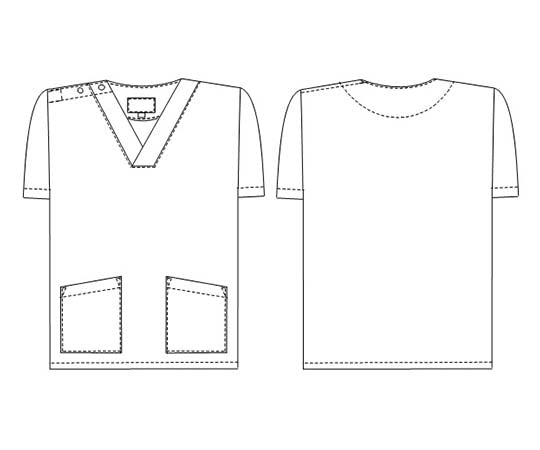 Surgical gown (unisex top) Green M NR8602 1 unit