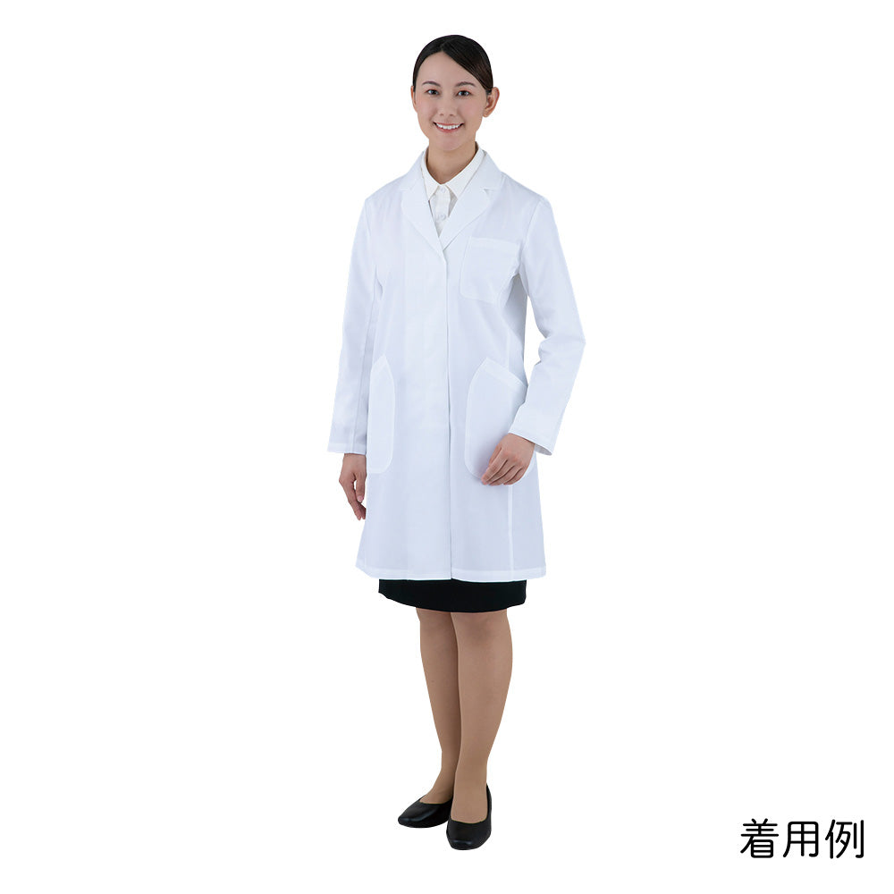 Women's examination gown (single) White/M EM3035 1 piece