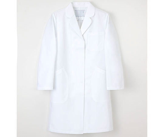 Women's examination gown (single) White/L EM3035 1 piece