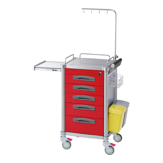 JUST Emergency Cart Red JEC264 1 unit