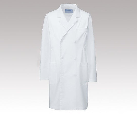 Men's examination gown (half length/W type) White/L REP205-10 L 1 piece