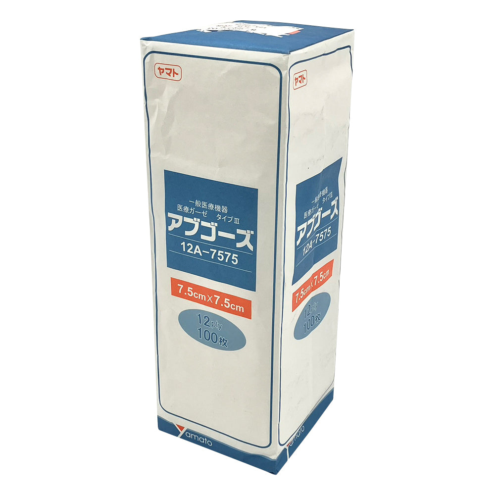 Gauze (Abugos 12A) 75 x 75 mm 1 box (100 sheets) 272218 1 box (100 sheets)