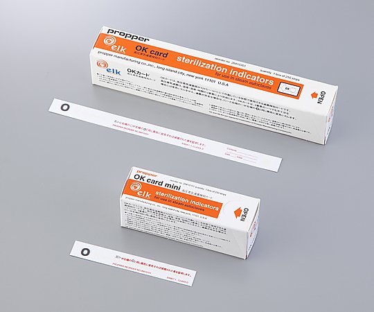 High pressure steam sterilization detection card for autoclaves OK card mini 1 box (250 cards) 1 box (250 cards)