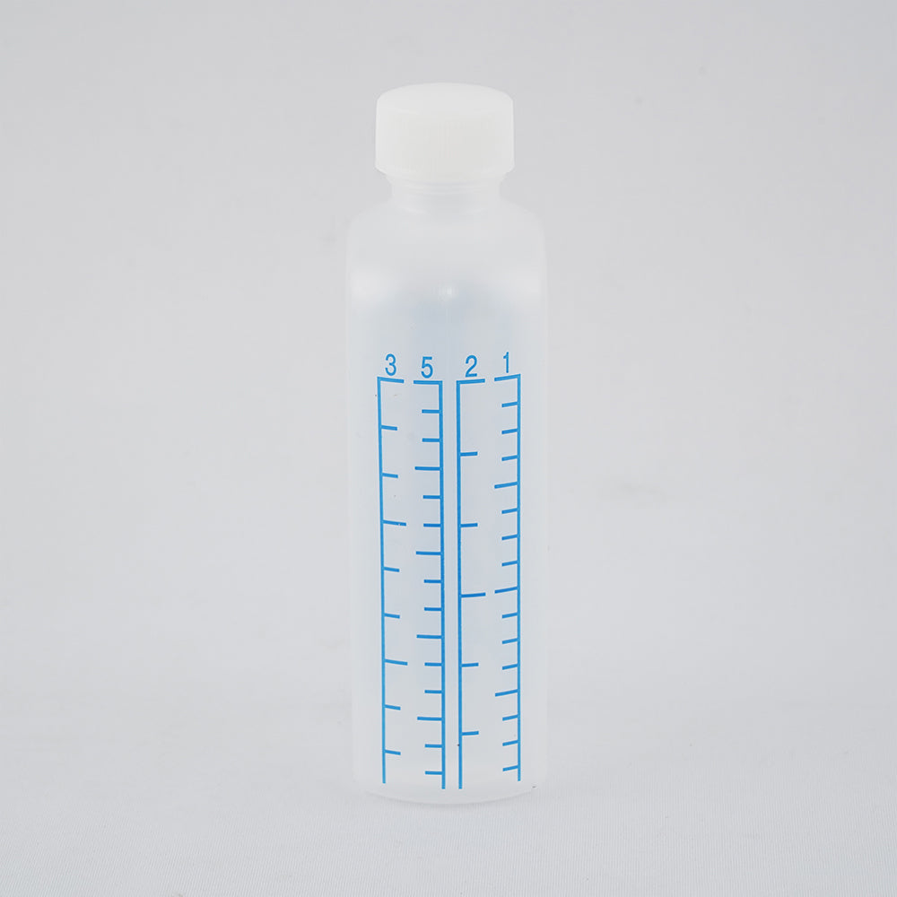 投薬瓶（カラー目盛付）　150mL　未滅菌100本入り 1箱(100本入)