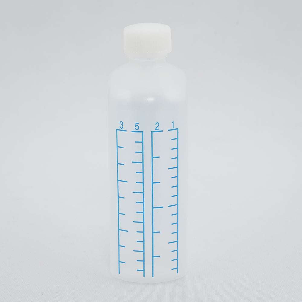 投薬瓶（カラー目盛付）　200mL　未滅菌80本入り 1箱(80本入)