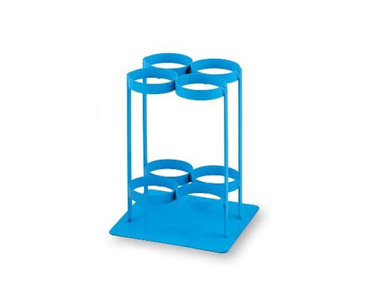 酸素ボンベスタンド 280×280×370mm　TM-S-504 ブルー 1台