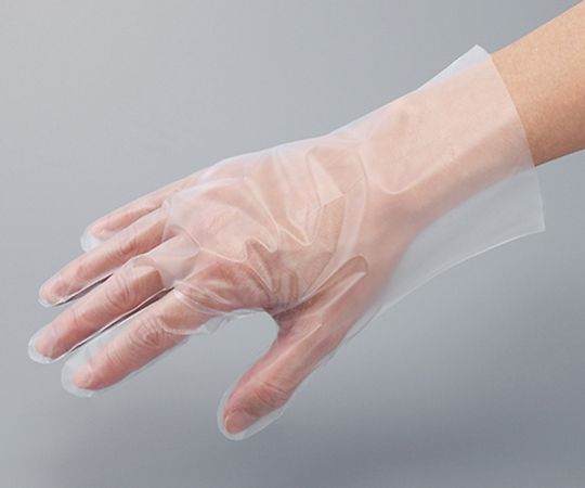 ナビロールポリエチ手袋　内エンボス加工　L　100枚入 1箱(100枚入)