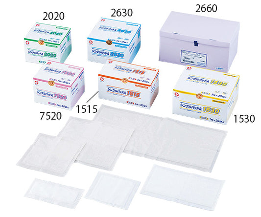 상처 패드(싱글 퍼트 A) 150×150mm 1상자(1장×30봉투입) 1515 1상자(1장×30봉투입)