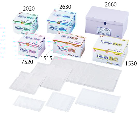 Wound pad (single pad A) 150 x 300 mm 1 box (1 sheet x 30 bags) 1530 1 box (1 sheet x 30 bags)