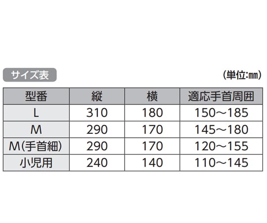 抜管防止手袋（指先開閉紐固定タイプ） M　QG-M 1個