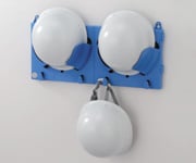 Helmet rack for 6 helmets, 1 set (3 pieces) 1 set (3 pieces)