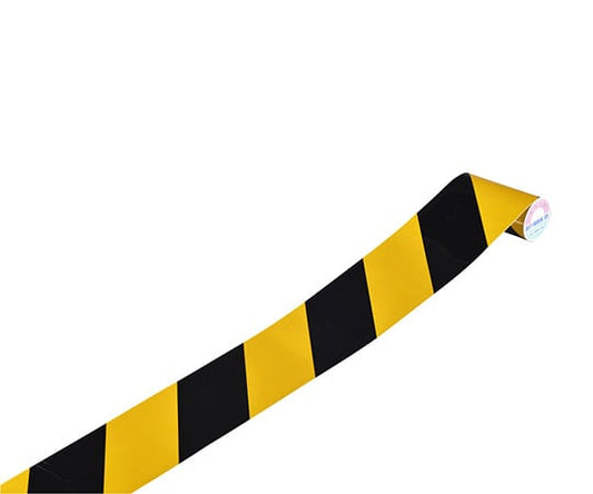 Tiger print tape (reflective type) Yellow/black 256303 1 piece