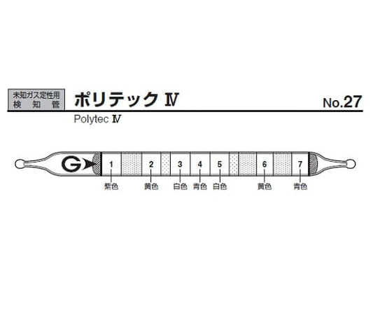 가스 검지관 폴리텍 IV 27 1상자