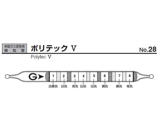 가스 검지관 폴리텍 V 28 1상자