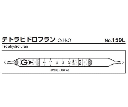 가스 검지관 테트라히드로푸란 159L 1상자