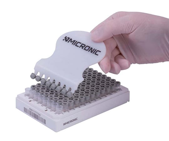 96well format用Push Cap 1well独立可能型 ピンク色 1パック（40カルチャー入）　MP53069 1パック(40カルチャー入)