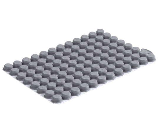 96well format用Push Cap 96well プレート一体型 ナチュラル 1パック（40マット入）　MP53081 1パック(40マット入)