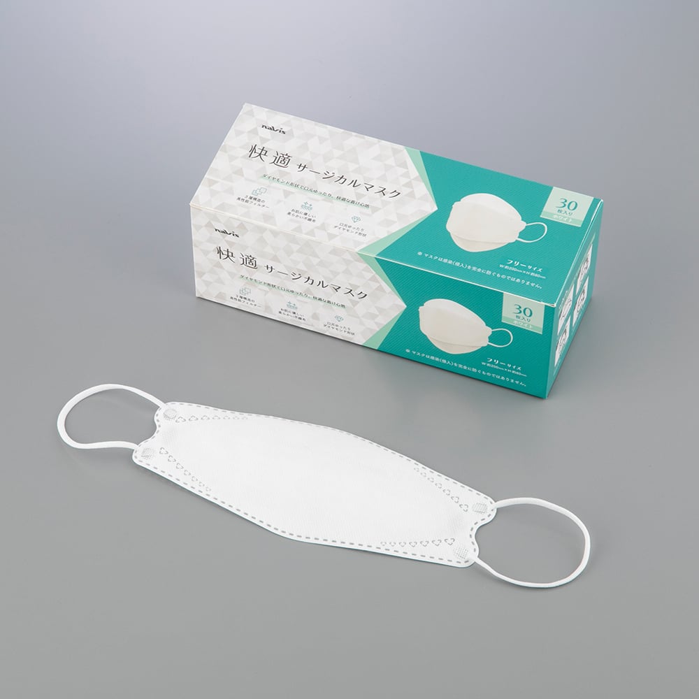 Comfortable surgical mask (diamond type) 30 pieces DSM-W 1 box (30 pieces)