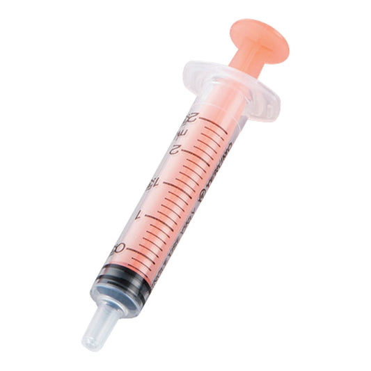Terumo Syringe® Colored Pusher Type (without needle) Medium Mouth 5mL Red 100 pcs SS-05SZ10 1 box (100 pcs)