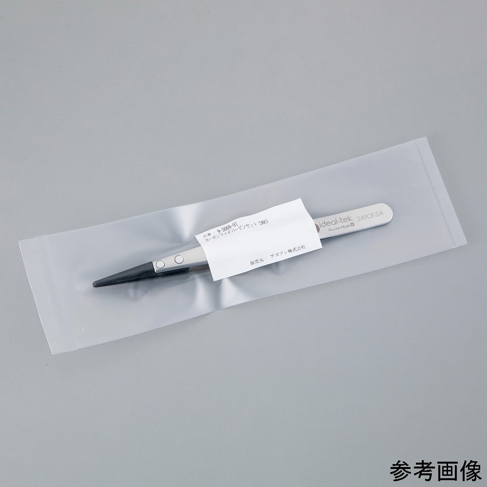 ファイバーチップピンセット（非磁性）SCC洗浄品 130×2×2mm　249CF 1本