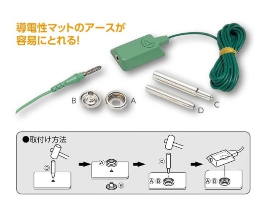 Banana jack with earth wire D-070 1 piece