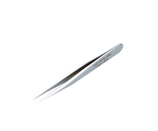 MEISTER Tweezers, Extra Fine, Acid-Resistant Steel (Short Overall Length Type), 1M-SA, 1 Piece