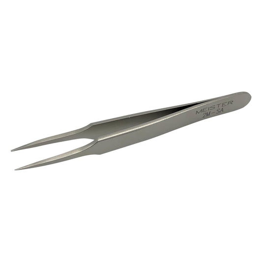 MEISTERピンセット　先鋭　耐酸鋼（全長が短いタイプ）　2M-SA 1本