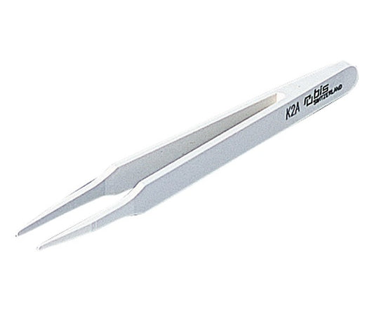 Acid-resistant PBT tweezers K (acid-resistant, non-magnetic type) Round tip K2A 1 piece