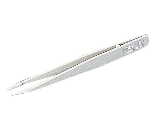 Acid-resistant PBT tweezers K (acid-resistant, non-magnetic type) Thin and sharp K7 1 piece