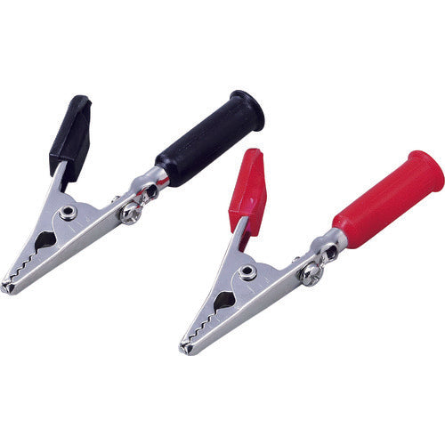 ELPA Alligator Clip Large Total Length 67mm Red/Black PU-33NH 1pc