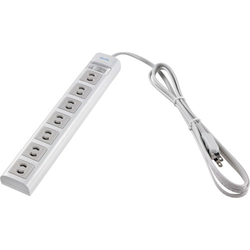 ELPA 오피스용 탭 OA 멀티 탭 2P 누락 방지 타입 7개 입 2m WBN-S7202B(G) 1개