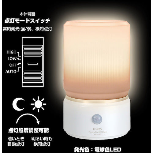 ＥＬＰＡ　もてなしライト・据置（大）　HLH-1202(PW)　1 個