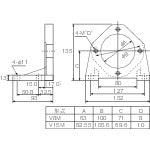 ダイキン　ピストンポンプ用フート　V38M　1 台