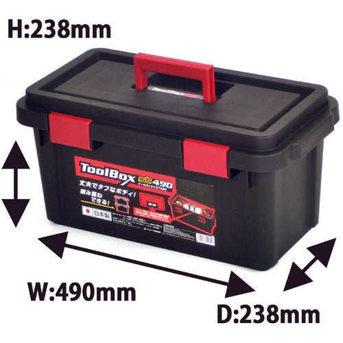 ＪＥＪアステージ　ツールボックス　ブラック　ＳＴ４９０　ST490-BK　1 個