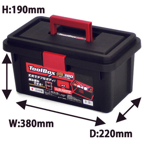ＪＥＪアステージ　ツールボックス　ブラック　ＳＴ３８０　ST380-BK　1 個