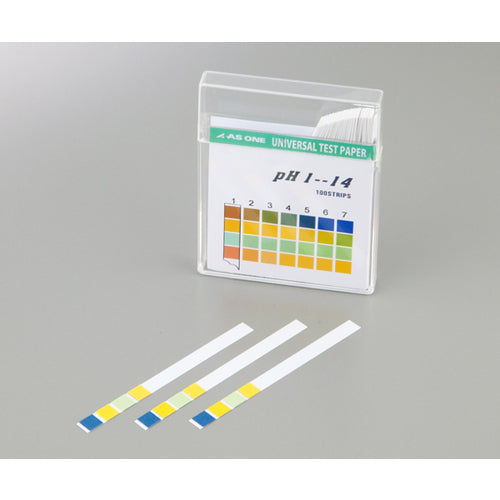 AS pH Test Paper Stick Type pH1-14 (100 sheets) 1-1267-02 1 box