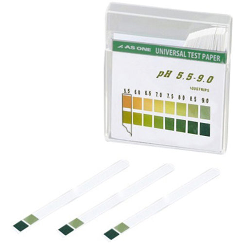AS pH Test Paper Stick Type pH 0-14 (100 sheets) 1-1267-01 1 box
