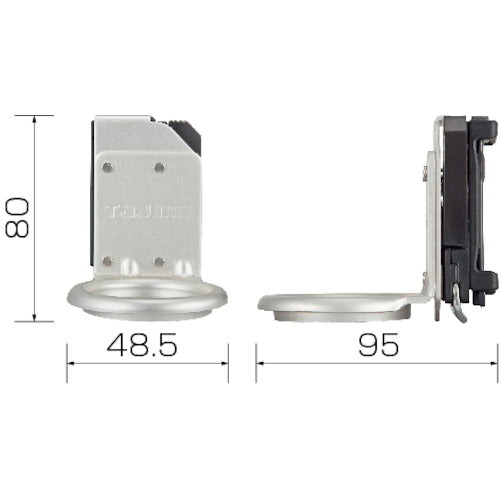 タジマ　着脱式工具ホルダーアルミ　ハンマー３穴　SFKHA-H3　1 個
