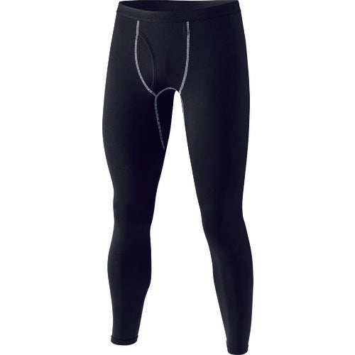 おたふく　ＢＴパワーストレッチ　前開きロングタイツ　ブラック　Ｓ　JW-165-BK-S　1 着