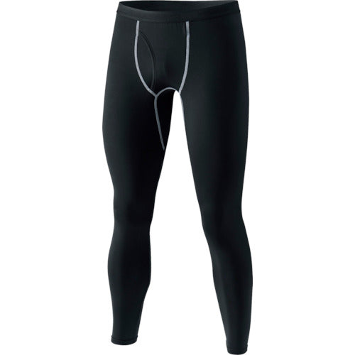 おたふく　ＢＴパワーストレッチ　前開きロングタイツ　ブラック　３Ｌ　JW-165-BK-3L　1 着