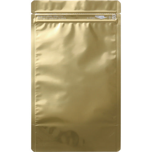セイニチ　「ラミジップ」　アルミカラースタンドタイプ　金　１６０×１２０＋３５　（５０枚入）　AL-1216GD　1 袋