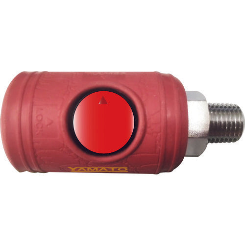 야마토 금속 커플링 버튼식 커플링 소켓 BLB22-SM-P 상대측 설치 사이즈 Rc1/4 BLB22-SM-P 1개