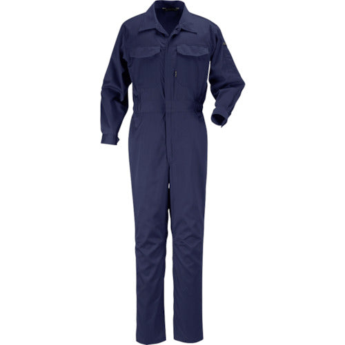 Kajimake TC long sleeve jumpsuit, navy, 3L, 6709-55-3L, 1 unit