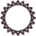 ＴＲＵＳＣＯ　鉄工用ヤスリ　木柄付　丸　中目　刃長１５０　TMA150-02-S　1 本