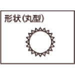 TRUSCO 철공용 야스리 나무무늬 첨부 원 중목 날 길이 250 TMA250-02-S 1개