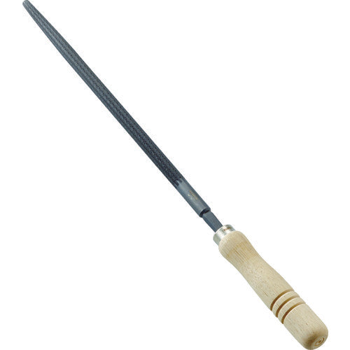 TRUSCO 철공용 야스리 나무 무늬 첨부 원 중목 날 길이 300 TMA300-02-S 1개