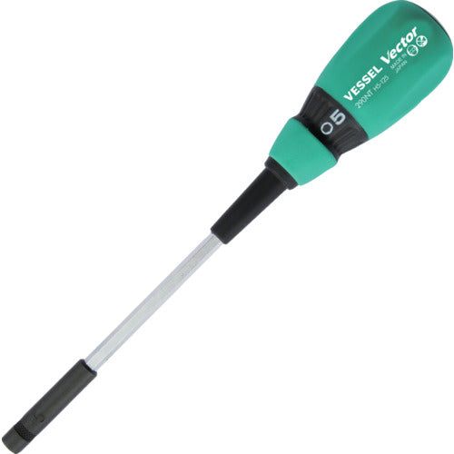 ＶＥＳＳＥＬ　ベクトルナットドライバーＢ２９０ＮＴ対辺５Ｘ１２５　B-290NT-H5　1 本