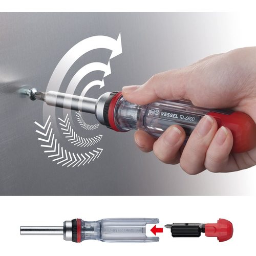 VESSEL 래칫 드라이버 4개 세트 TD-6804MG TD-6804MG 1 S