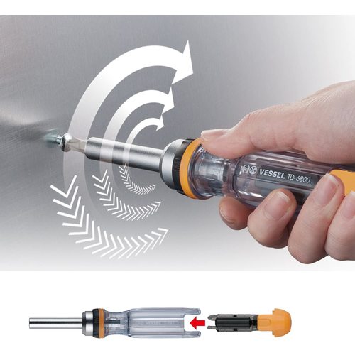 VESSEL Ratchet Driver 8-piece set TD-6808MG TD-6808MG 1 S